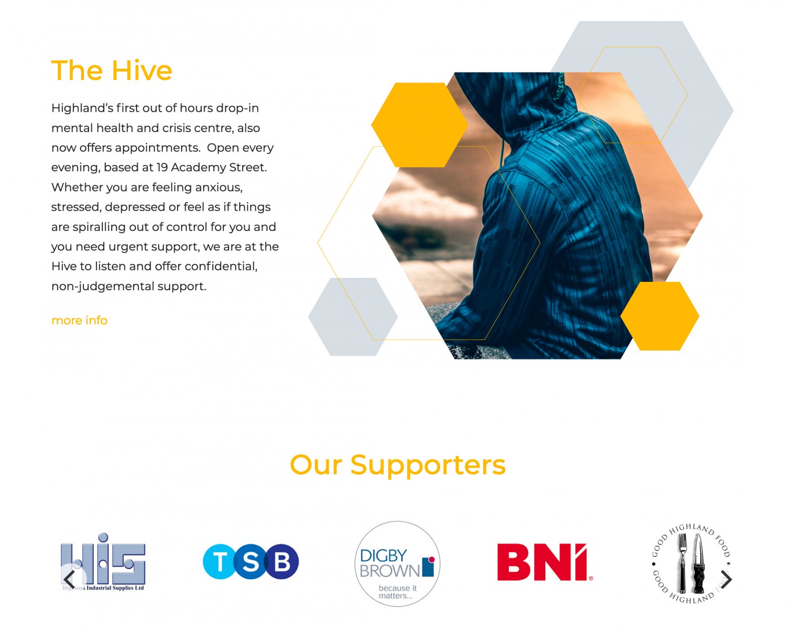 Mikeys Line homepage two